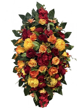 Венок (110 см) престиж №3 из искусственных цветов