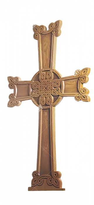 Крест Дуб "Хачкар" 2,5м